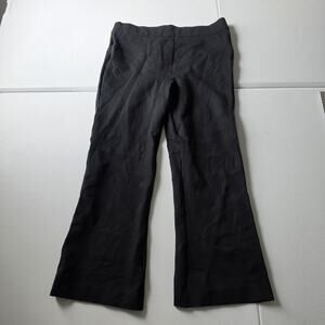 Spanx Dress Pants Womens L Black Ponte Bootcut Pull On Shaping Work Office